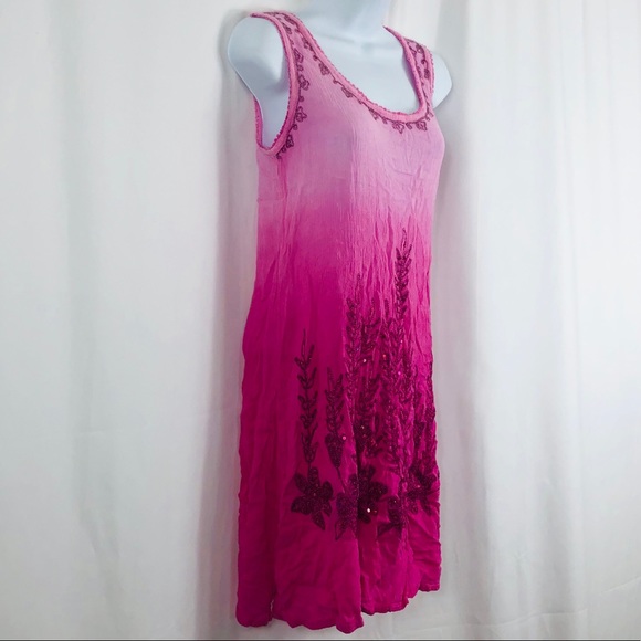 Bluewater Beach Dresses Bluewater Beach Embellished Ombre Dress M Poshmark